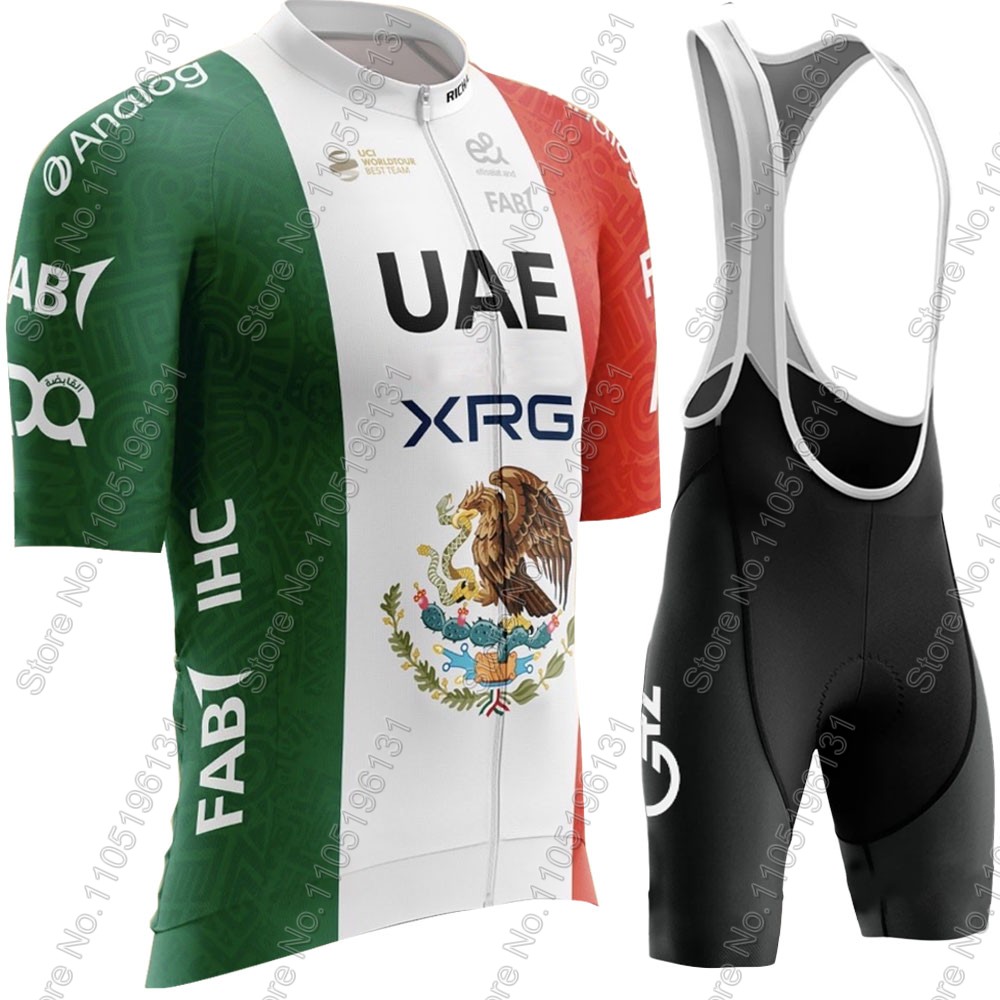 Cycling Gear Uae - VAE Mexico 2026 Team Wielertrui Set