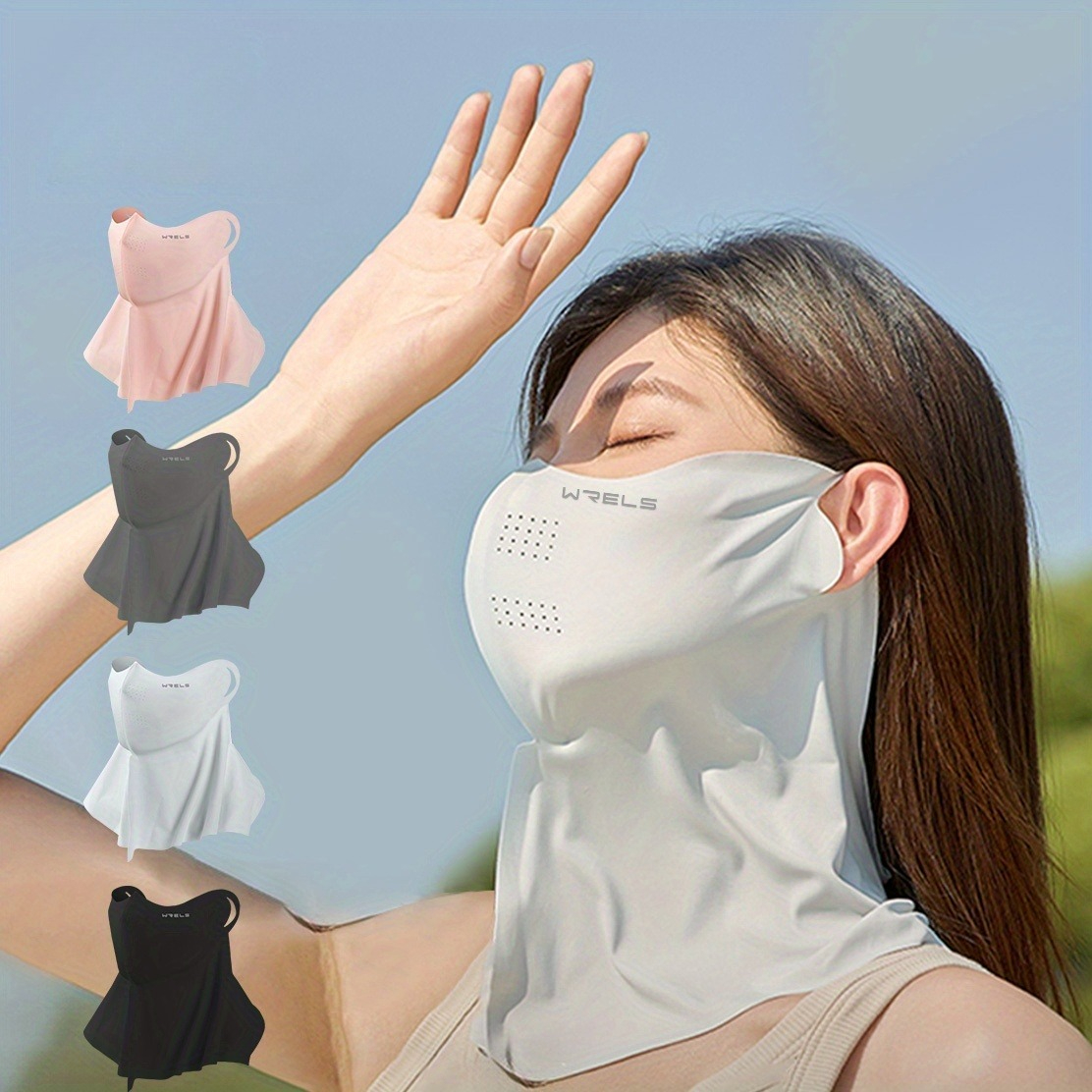Cycling Gear Design - 1pc Ice Seamless Unisex fietsmasker -