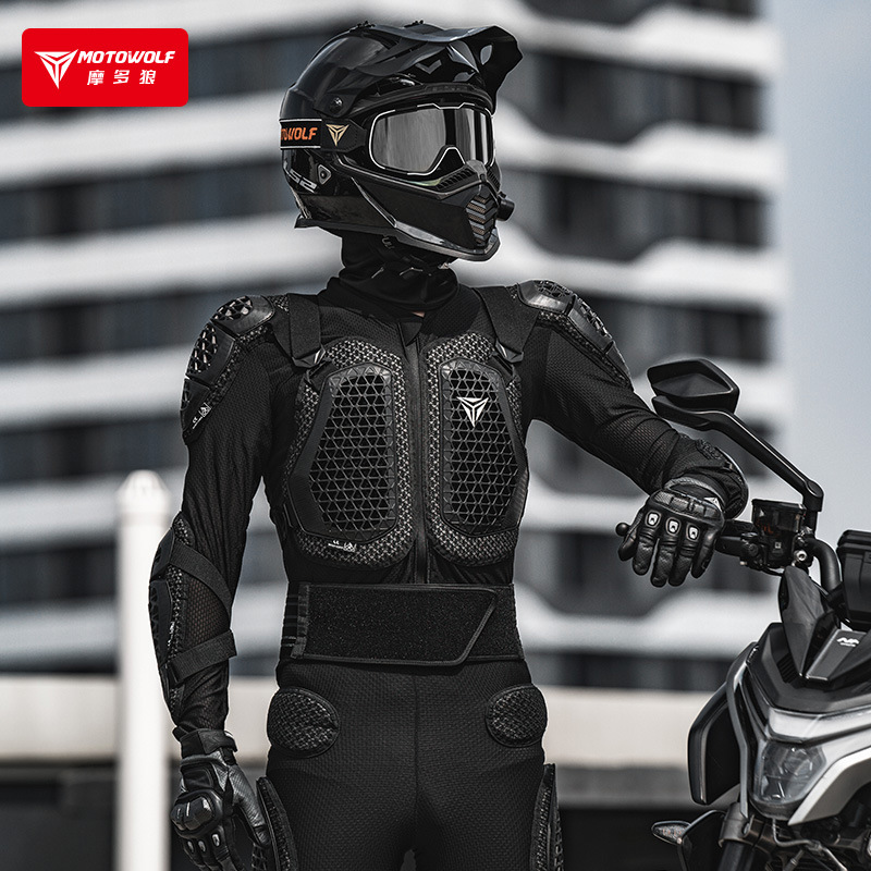 Cycling Gear Jacket - Motorjas Moto Body Armor Motocross Racing
