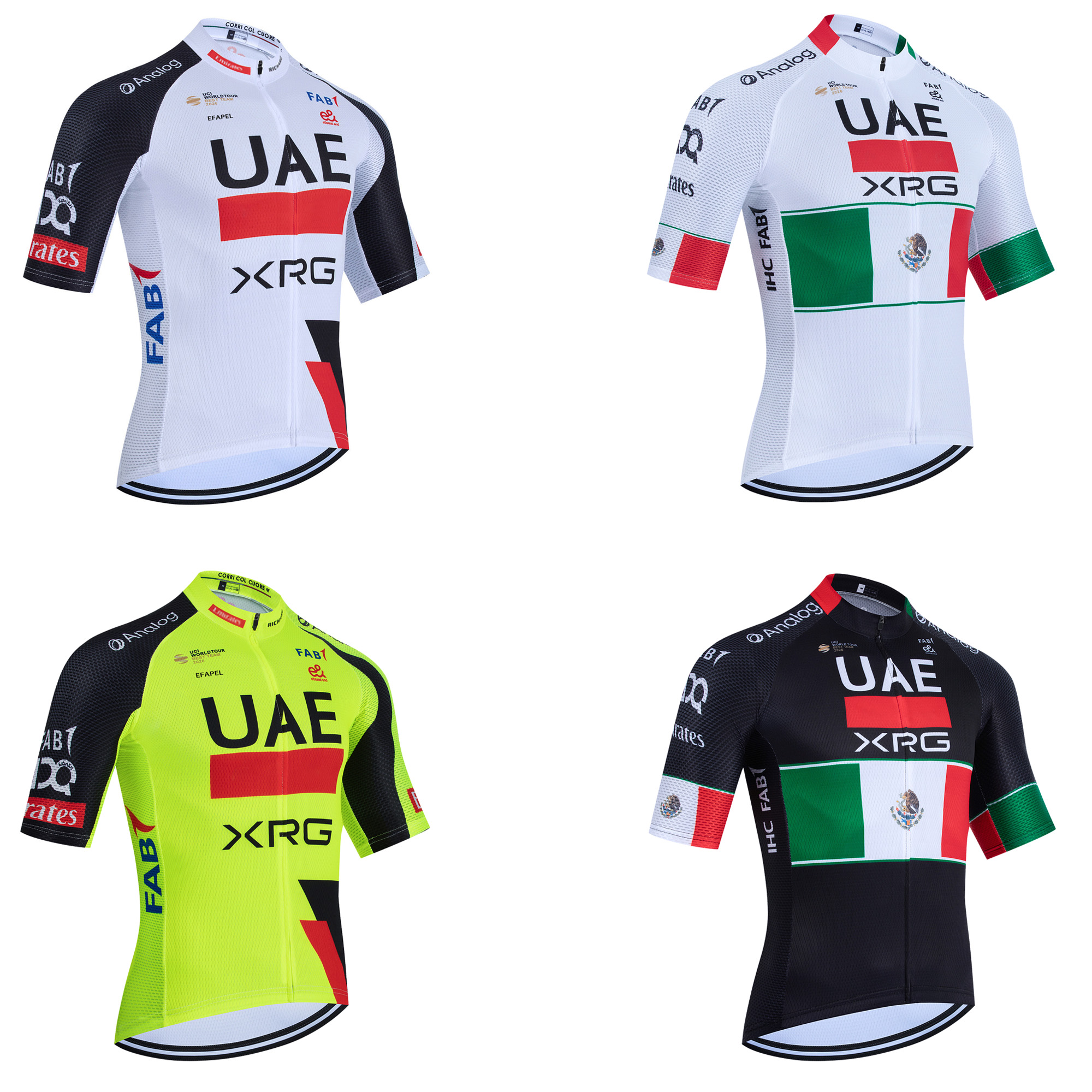 Cycling Gear Uae - 18 Kleuren Fiets Team Jersey 2026