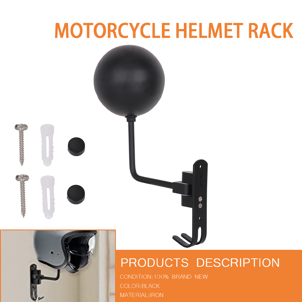 Cycling Gear Wall Mount - Motorfietsen Helmrek Wandmontage Helmhouder 180 °