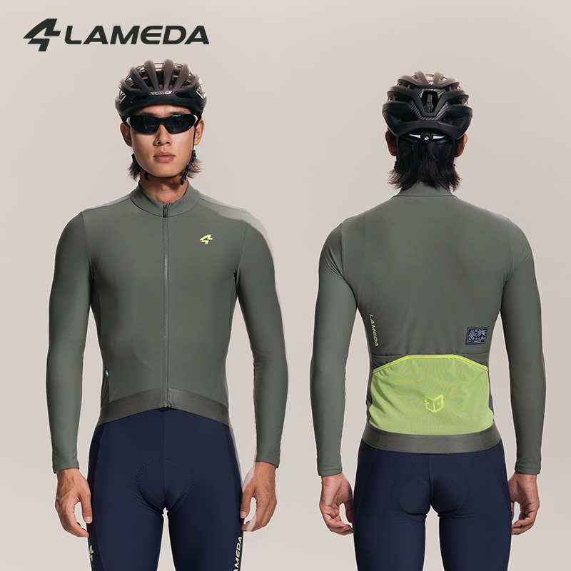 Cycling Gear Jacket - LAMEDA Winterfleece heren racefiets jersey met