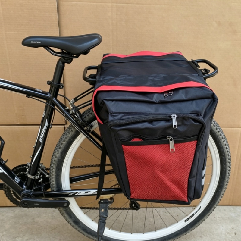 Cycling Gear Storage Rack - Fietsdraagtas Achterbagagerek Dubbelzijdig, achterzitjes zijn hoog
