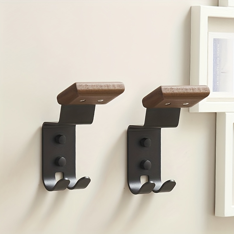 Cycling Gear Wall Mount - Motorhelmhouder Massief hout Sterk stalen ontwerp