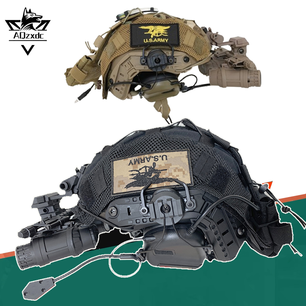 Cycling Gear Of The Year - Snelle Tactische Helmset Ghost Camouflage Wargame