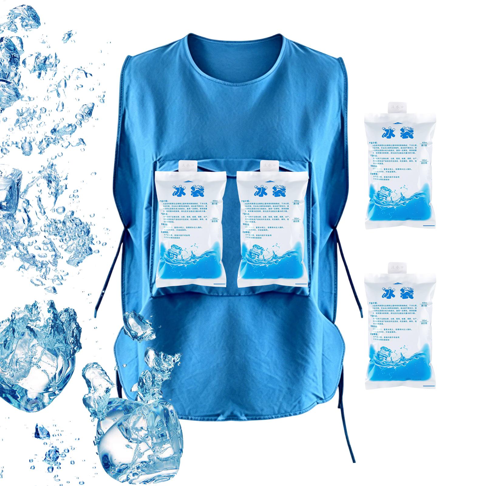 Cycling Gear Jacket - 4 Gel Ice Packs Koelvest Herbruikbaar