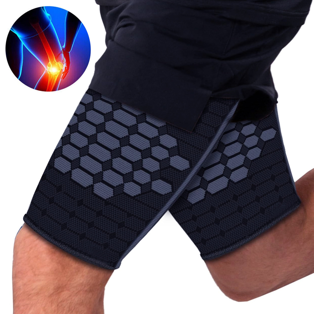 Cycling Quads - 1 stuks sportcompressie bovenbeenmouwen - compressie