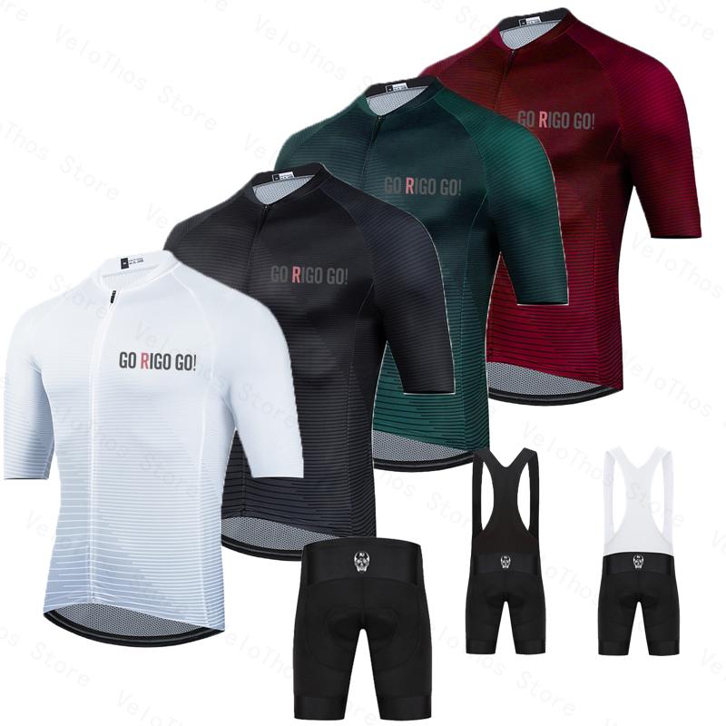 Cycling Bib Shorts - Go Rigo Go Fietsset Korte Mouwen