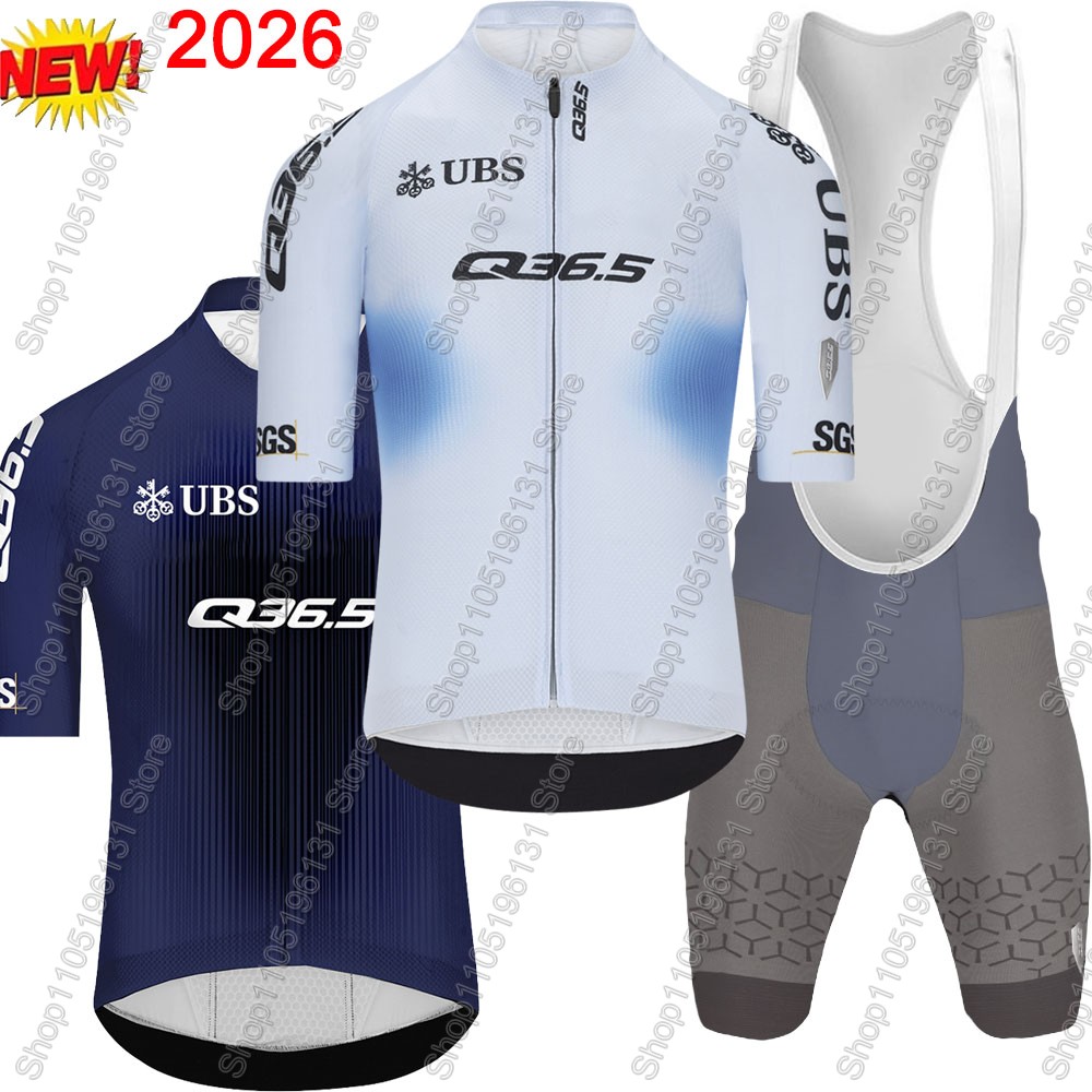 Cycling Bib Shorts - Q36.5 Team 2026 Fietskledingset Zwitserland Heren
