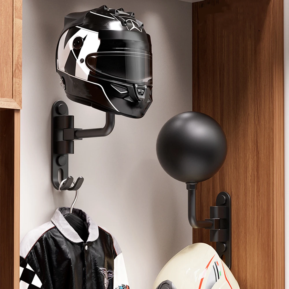Cycling Gear Wall Mount - Motorhelm wandhouder - 180 graden draaibaar