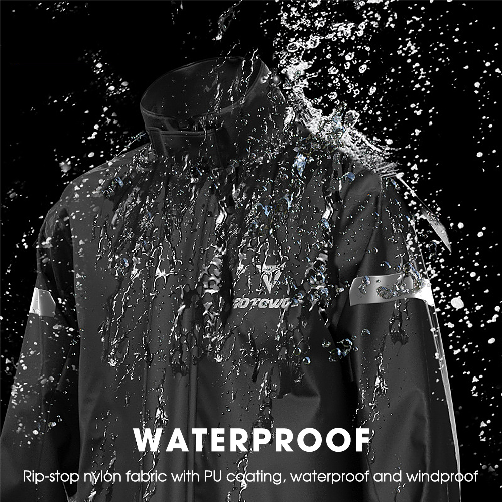 Motorregenpak voor heren, refl - Cycling Gear Jacket recensie en prijs