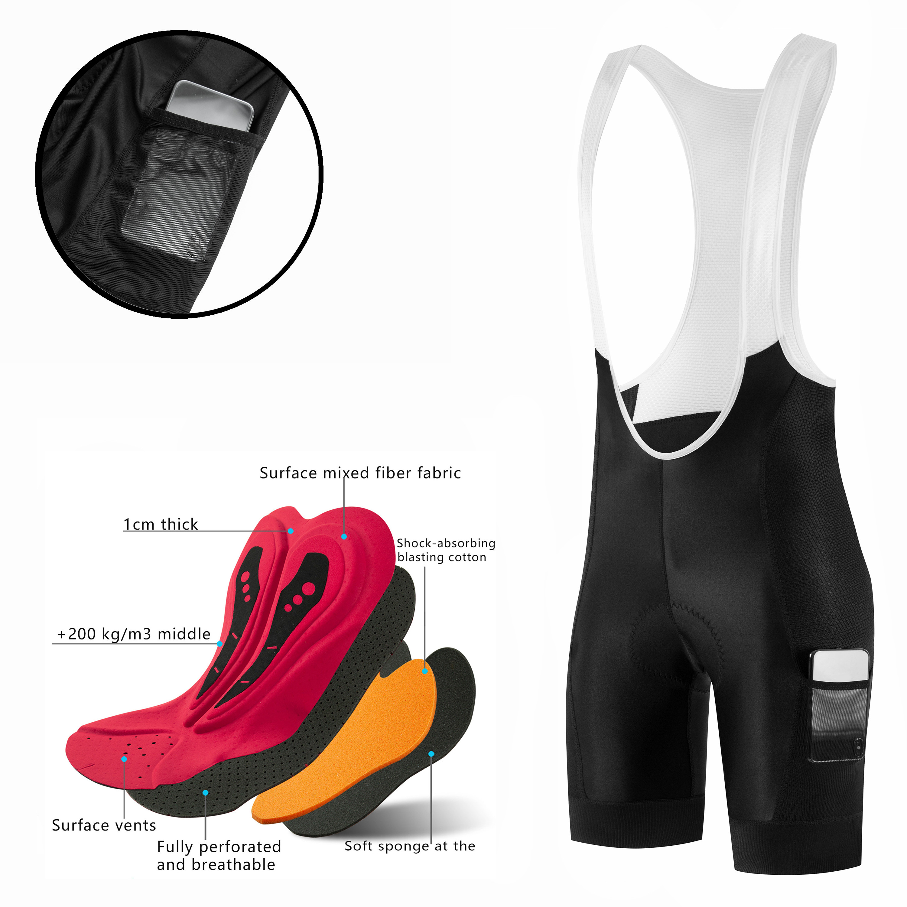 Fietsbroekjes Heren Dames Fiet - Cycling Bib Shorts recensie en prijs