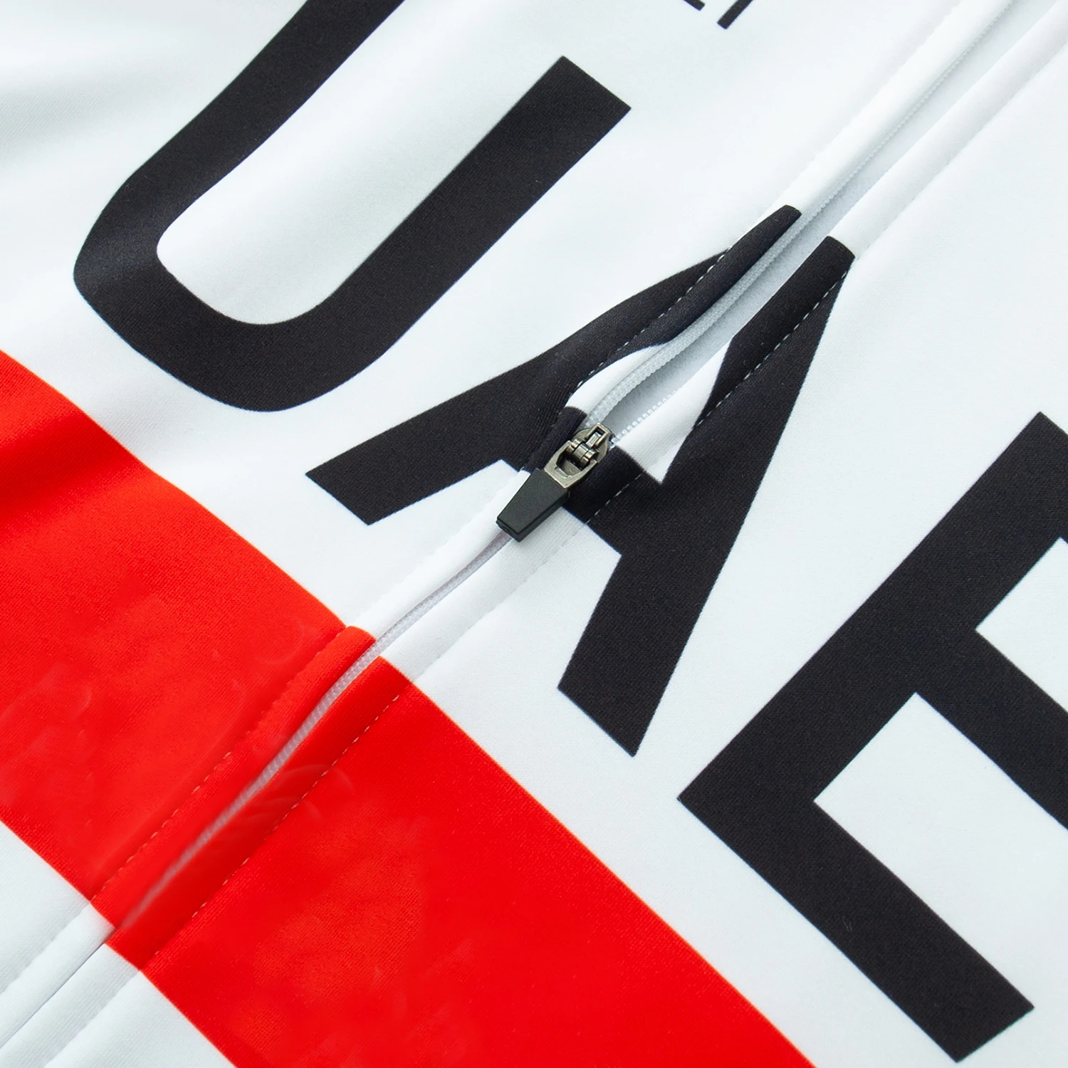 Witte UAE winterfietsjacks her - Cycling Gear Uae recensie en prijs