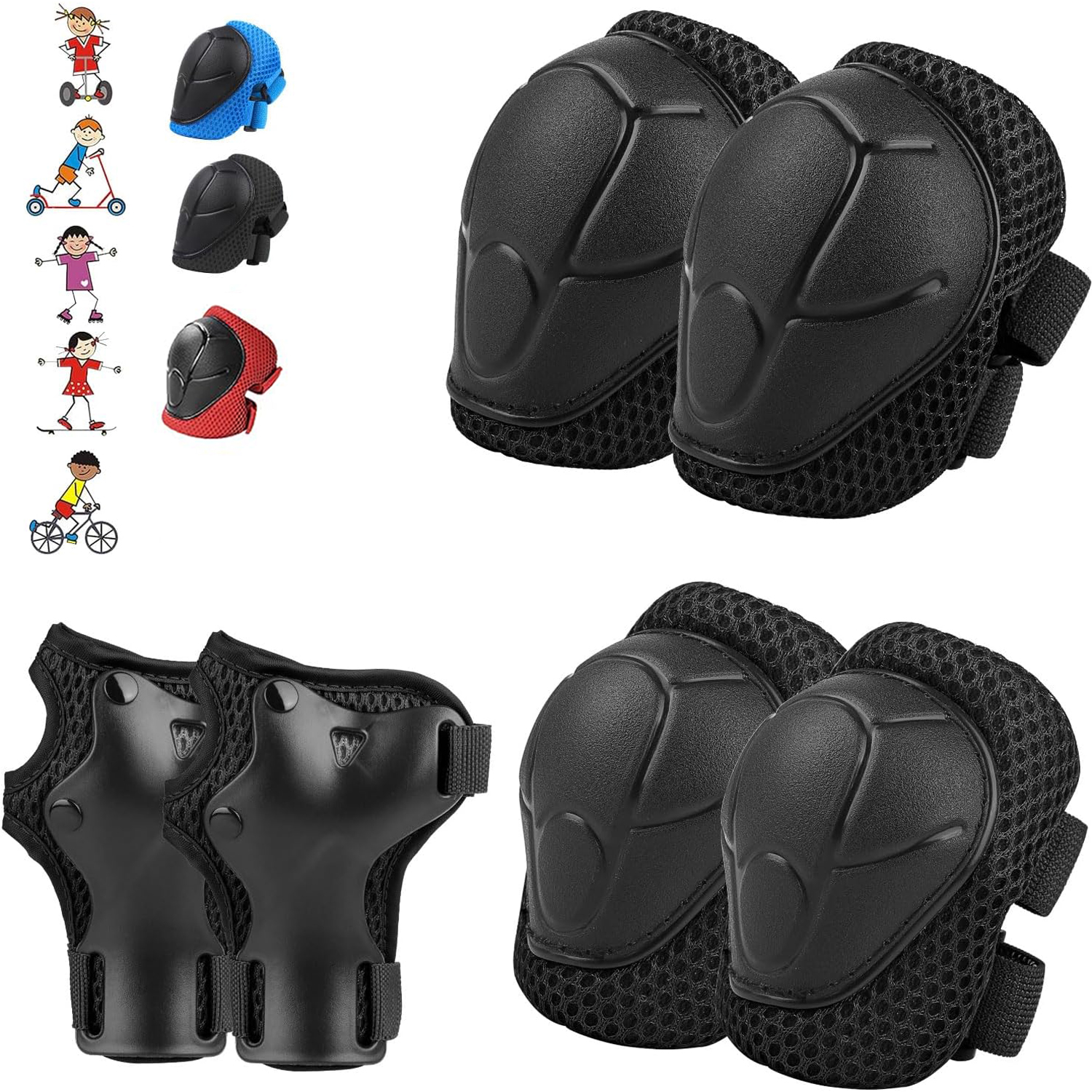 6PCS kinderbeschermende uitrus - Cycling Gear Of The Year recensie en prijs
