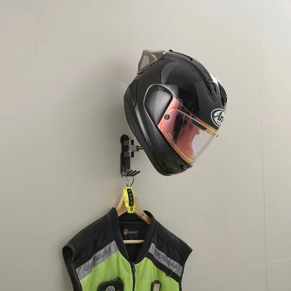 Wandgemonteerd motorhelmrek, 1 - Cycling Gear Wall Mount recensie en prijs