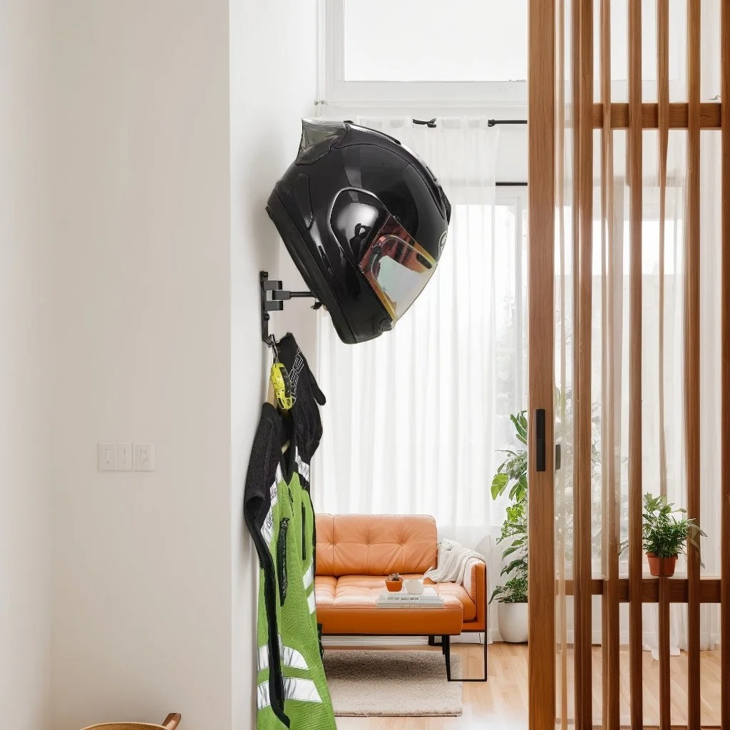 Wandgemonteerd motorhelmrek, 1 - Cycling Gear Wall Mount recensie en prijs