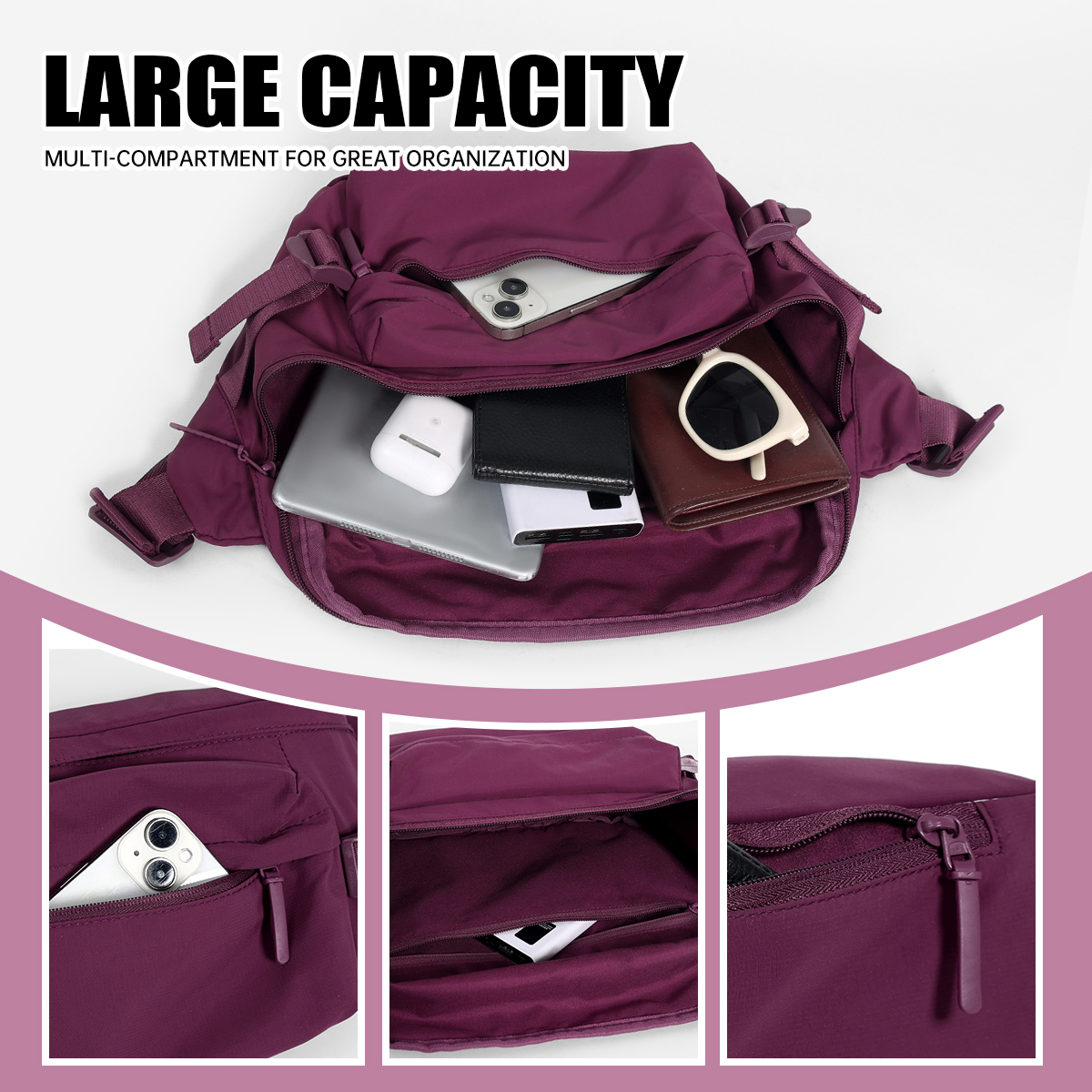 Crossbodytas voor heren met éé - Cycling Backpack recensie en prijs