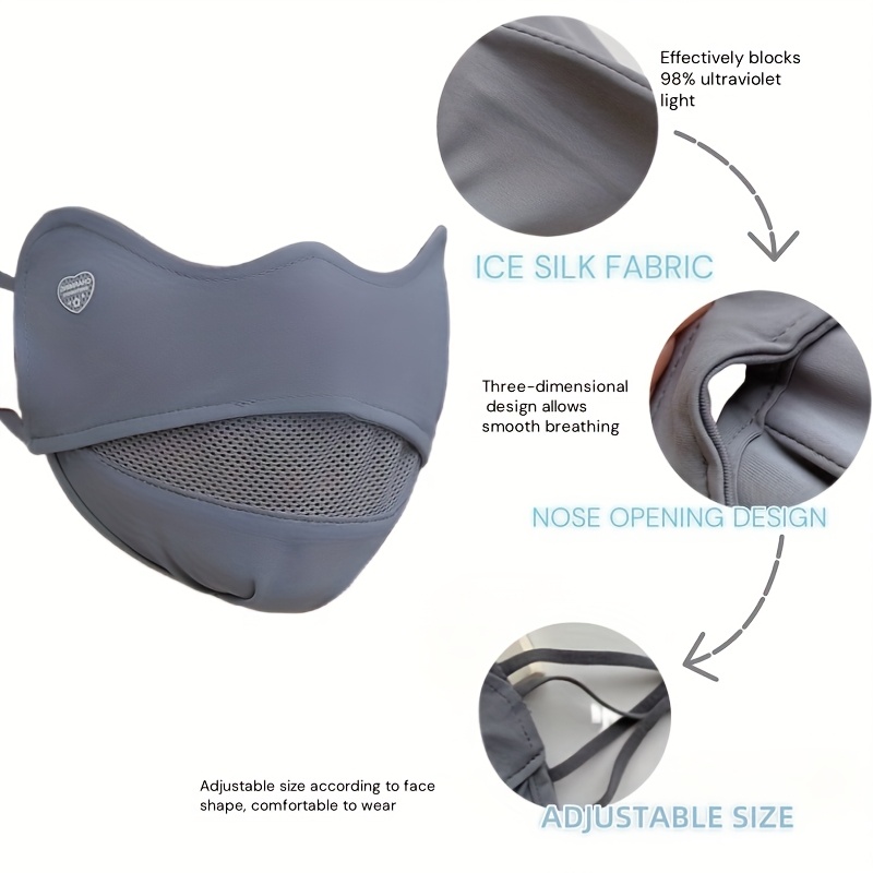 3DBreathable Ice Silk Mask met - Cycling Gear Design recensie en prijs