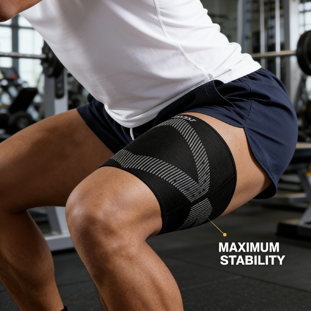 1 stuks dijbeencompressiemouw  - Cycling Quads recensie en prijs