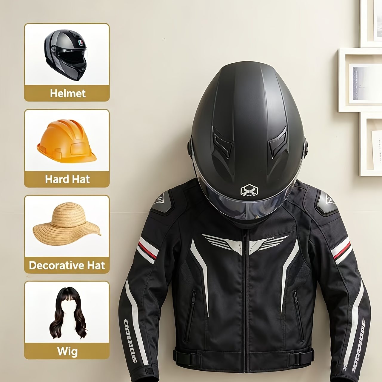 Motorhelmhouder Massief hout S - Cycling Gear Wall Mount recensie en prijs