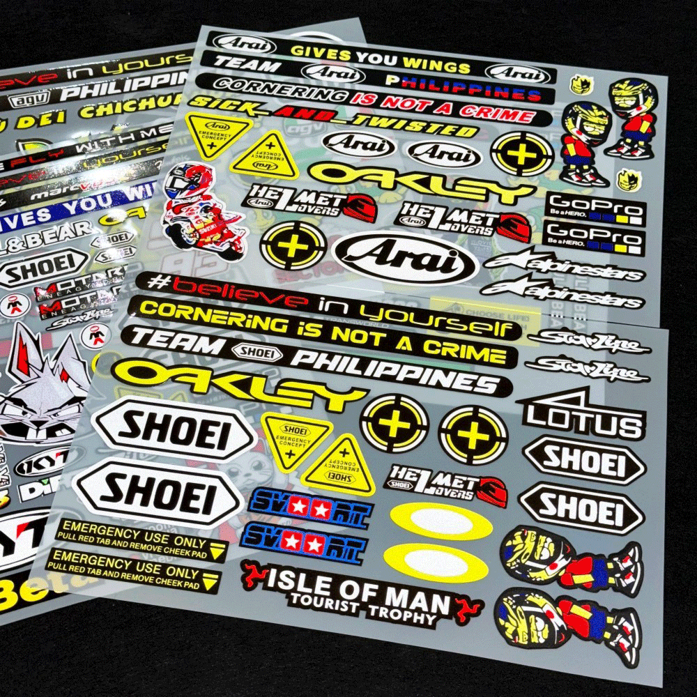 Motorhelmstickers Set Waterdic - Bicycle Helmet recensie en prijs
