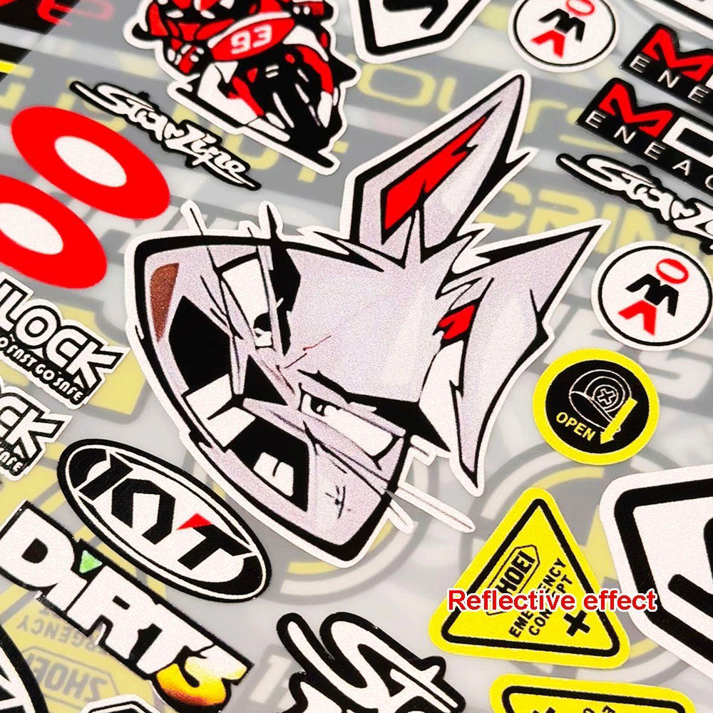 Motorhelmstickers Set Waterdic - Bicycle Helmet recensie en prijs