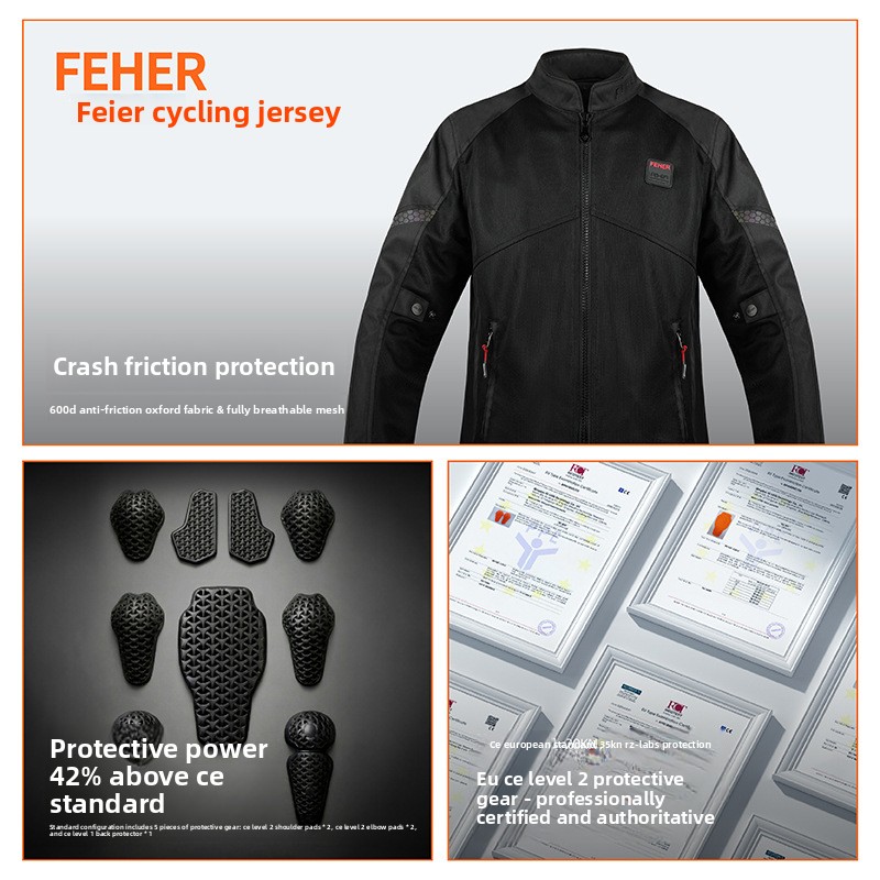 Motorjas Zomer Zachte Mesh Pro - Cycling Gear Jacket recensie en prijs