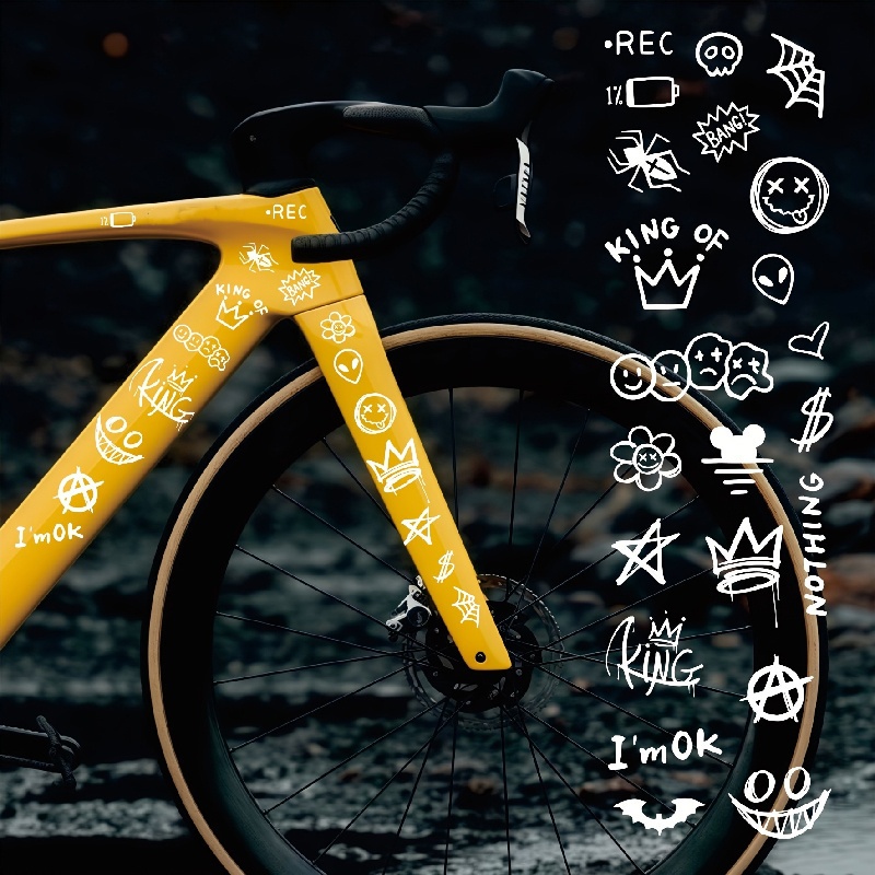 1set Graffiti Animatie Eenvoud - Cycling Gear Storage Rack recensie en prijs