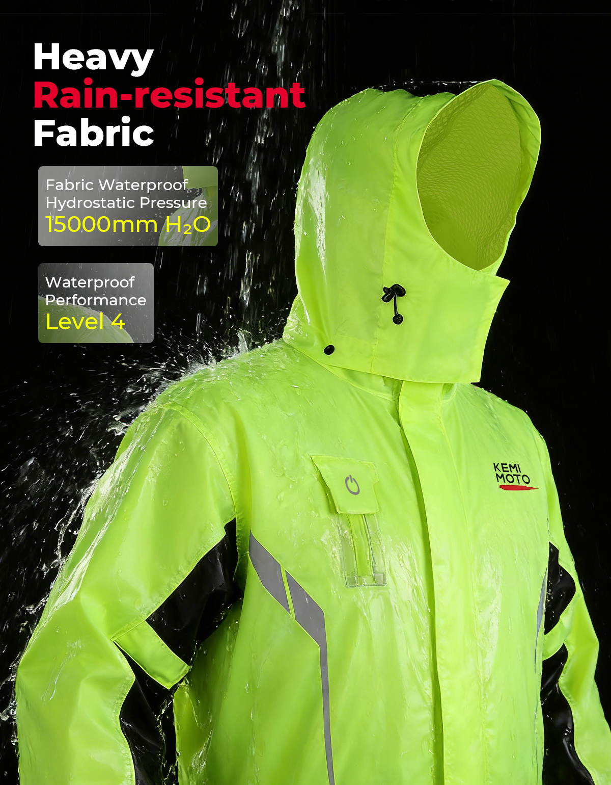 Waterdichte regenpakset voor m - Cycling Gear Jacket recensie en prijs