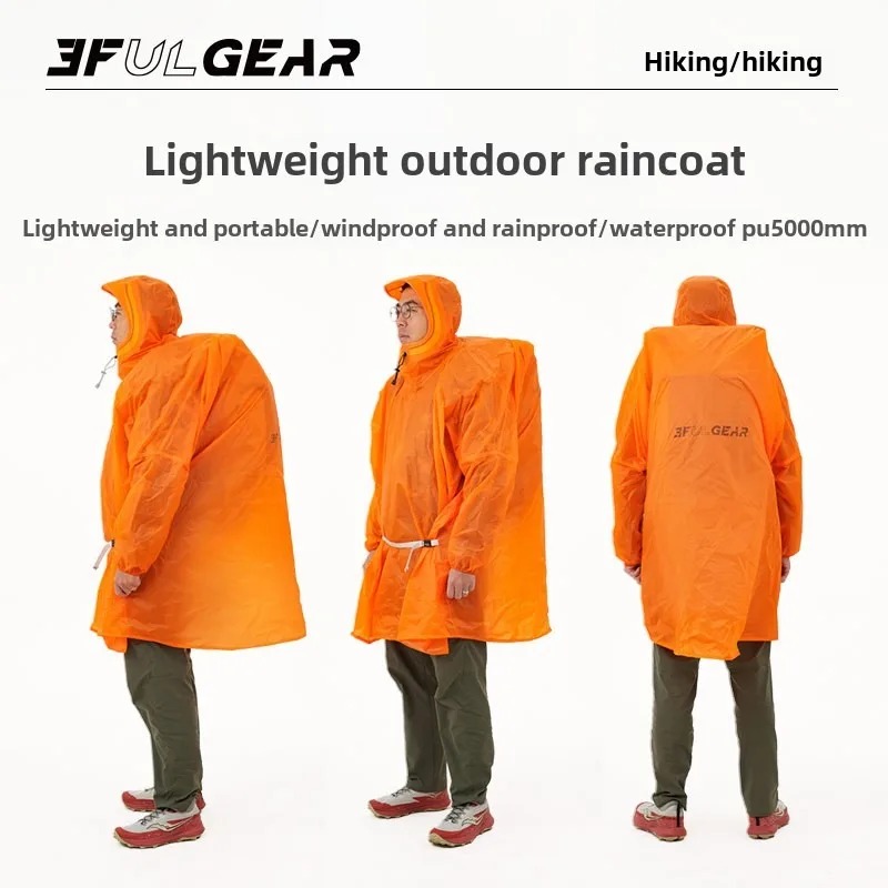 Ultralichte regenponcho 3F UL  - Cycling Gear Jacket recensie en prijs
