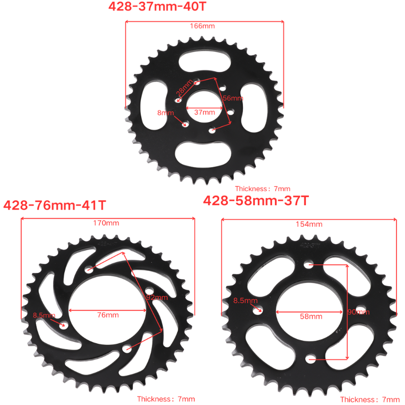 428 Link 37 T/40 T/41 T/45 T/4 - Cycling Quads recensie en prijs