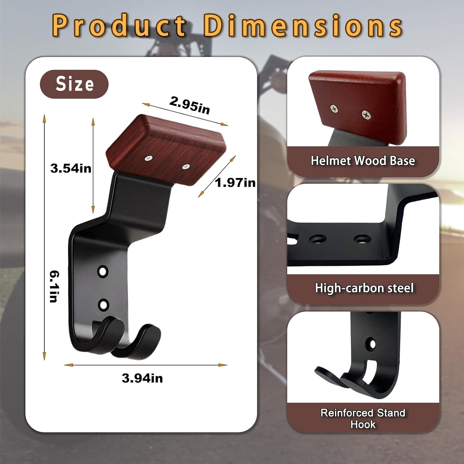Wandbevestiging voor motorhelm - Cycling Gear Wall Mount recensie en prijs